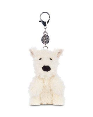 Unisex Munro Scottie Dog Bag Charm - Ages 12M+ by JELLYCAT