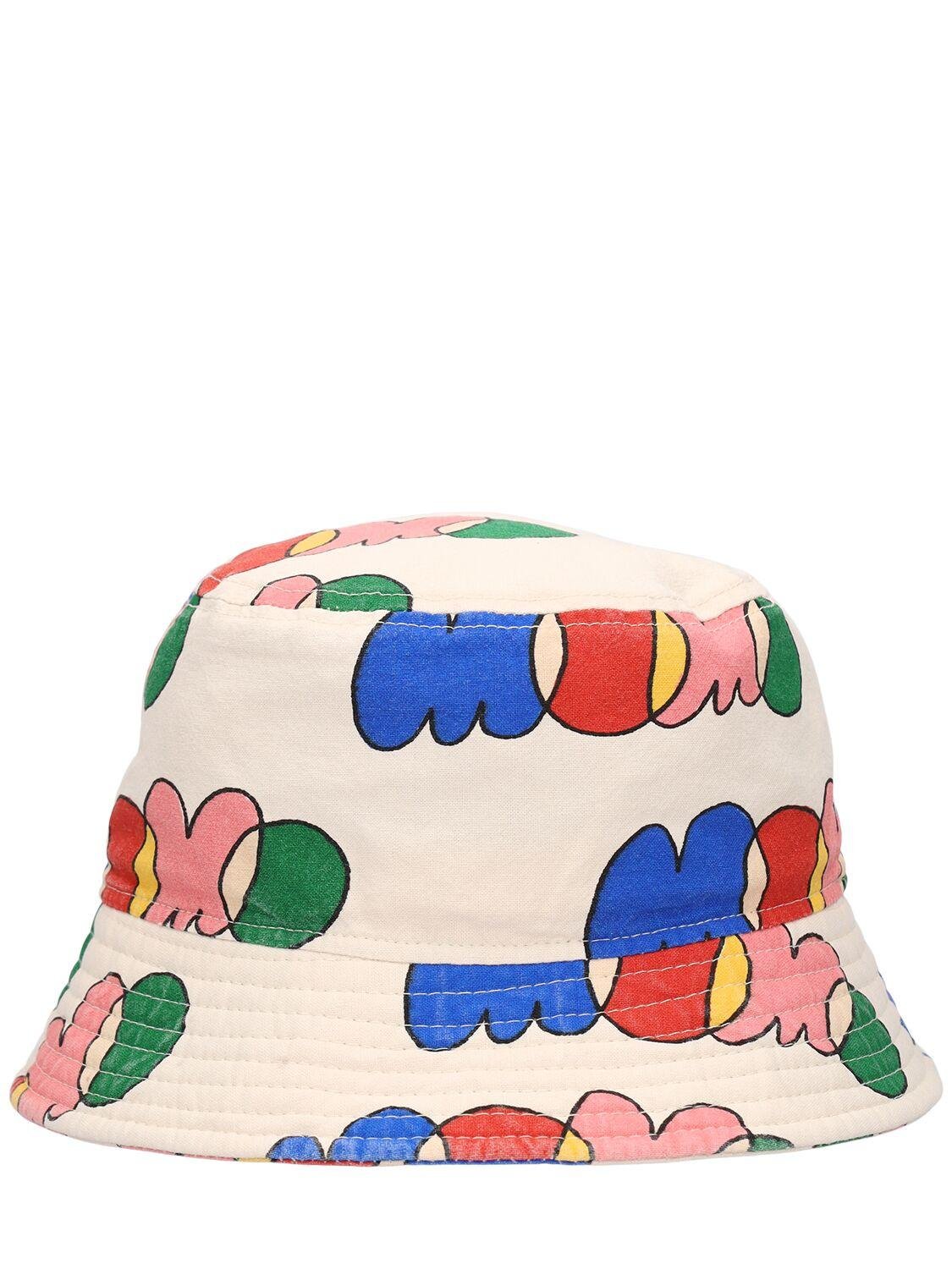 Printed Cotton Bucket Hat by JELLYMALLOW
