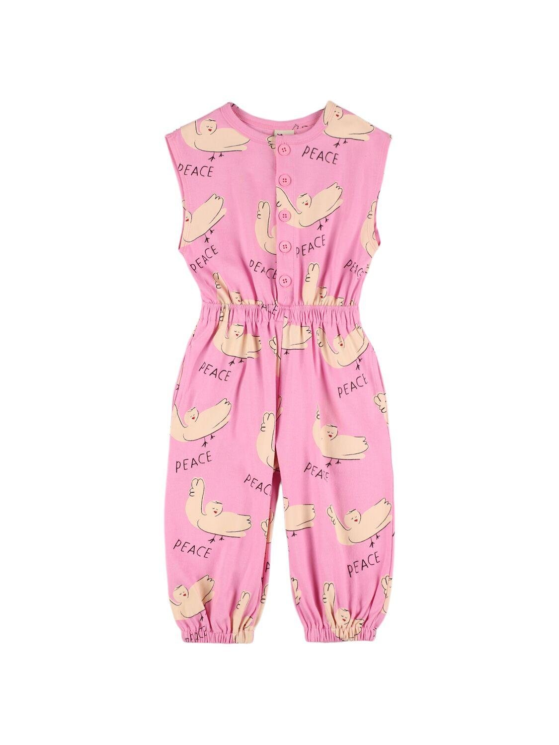 Printed Cotton Overalls by JELLYMALLOW