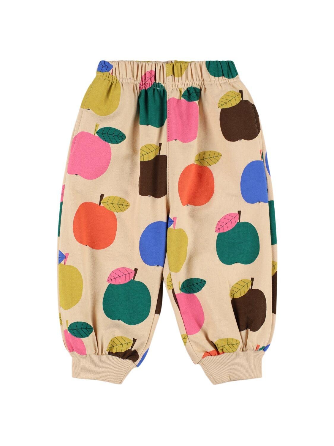 Printed Cotton Sweatpants by JELLYMALLOW