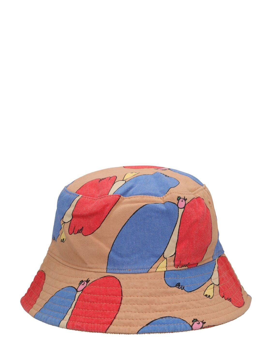 Reversible Cotton & Teddy Bucket Hat by JELLYMALLOW