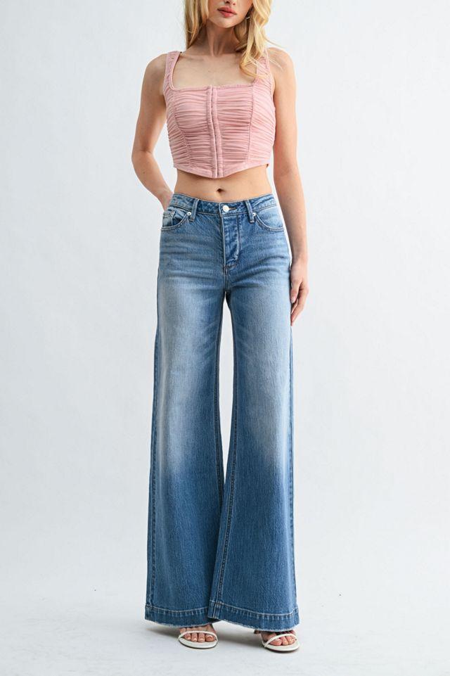 Jemina Denim The Mid Wide Jean by JEMINA DENIM