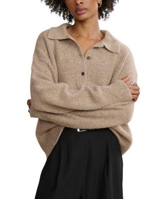 Burke Cashmere Polo Sweater by JENNI KAYNE