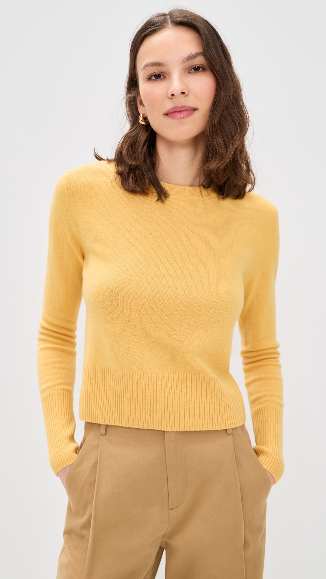 Cashmere Crew Neck Sweater by JENNI KAYNE