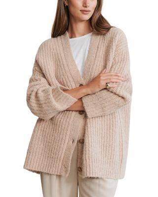 Cocoon V Neck Cardigan Sweater by JENNI KAYNE