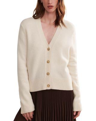 Colette Cashmere V Neck Cardigan Sweater by JENNI KAYNE