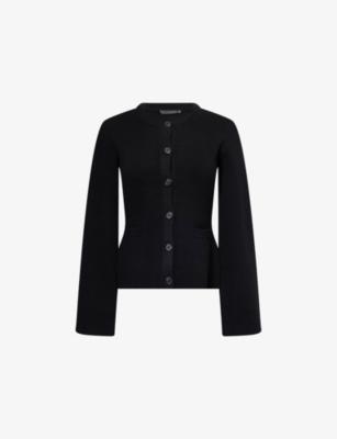 Cooper Round-Neck Wool And Cashmere Cardigan by JENNI KAYNE