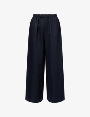 Demi Wide-Leg Linen-Blend Trousers by JENNI KAYNE
