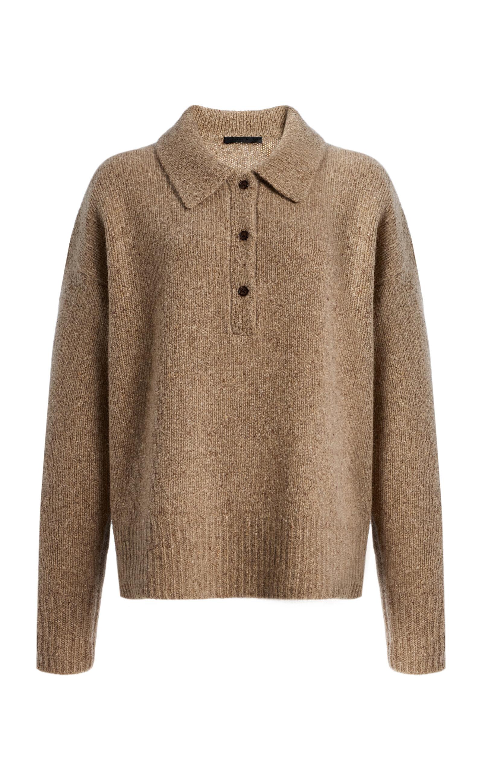 Jenni Kayne Burke Donegal Cashmere Poloweater - Moda Operandi by JENNI KAYNE