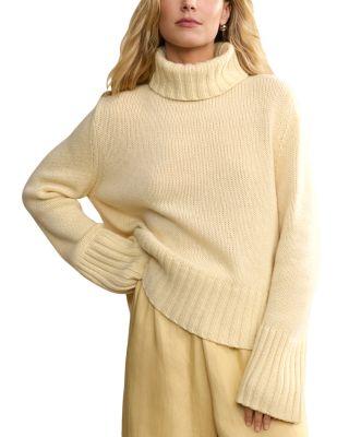 Jet Cashmere Cropped Turtleneck Sweater by JENNI KAYNE