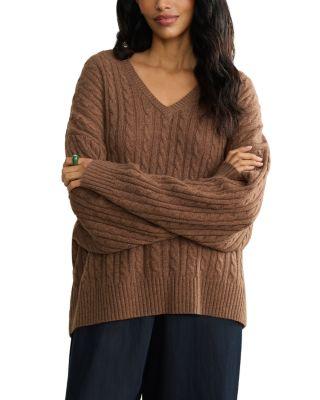 Nell Cable Knit Sweater by JENNI KAYNE