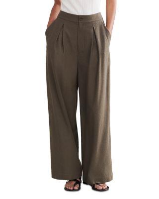 Silk Wide Leg Trousers by JENNI KAYNE