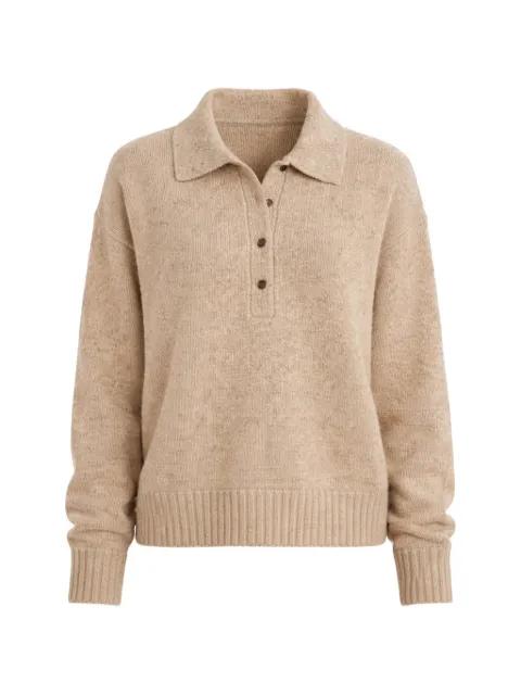 button-up polo shirt by JENNI KAYNE