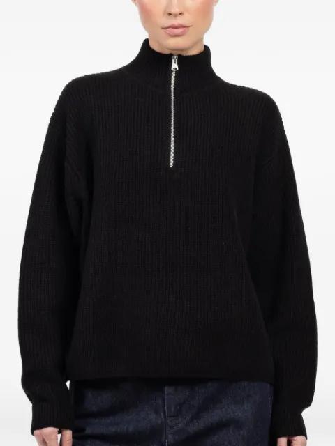 half-zip sweater by JENNI KAYNE