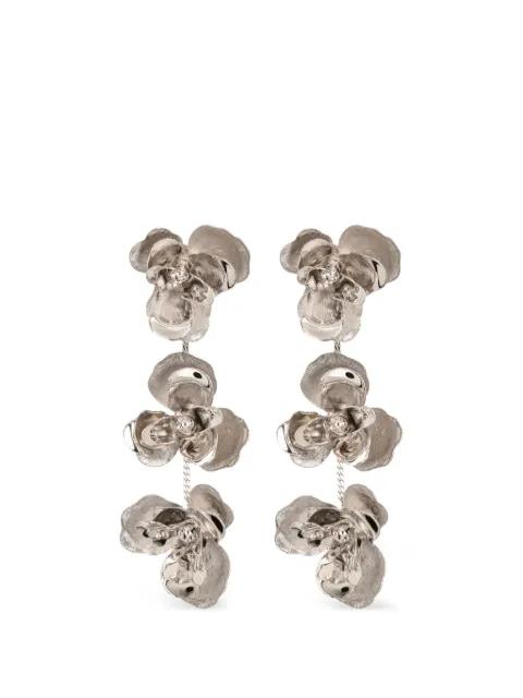 Braelynn floral drop earrings by JENNIFER BEHR