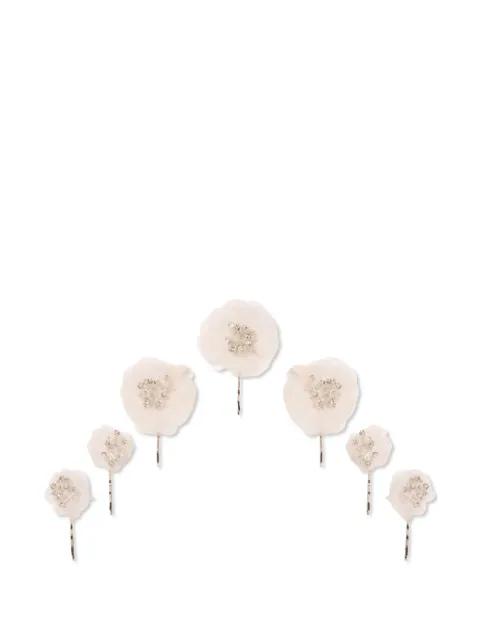 Chantrell bobby pin (set of seven) by JENNIFER BEHR