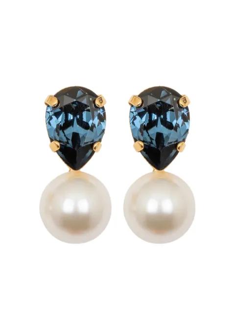 Cimone teardrop earrings by JENNIFER BEHR