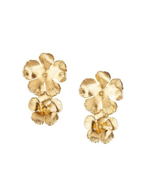 Collette floral drop earrings by JENNIFER BEHR