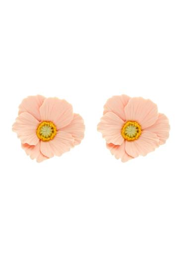 Demetria floral 18kt gold-plated drop earrings by JENNIFER BEHR