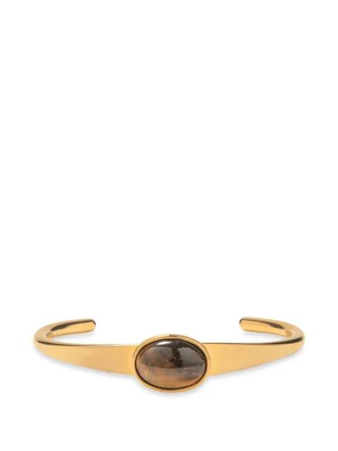 Elaine oval stone cuff bracelet by JENNIFER BEHR