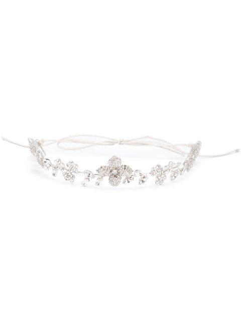 Gayle crystal-embellished circlet by JENNIFER BEHR