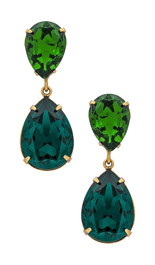 Jennifer Behr Judy Earrings in Green by JENNIFER BEHR