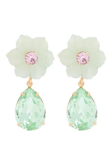 Juna 18kt gold-plated drop earrings by JENNIFER BEHR