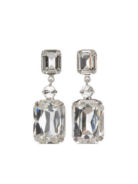 Justine crystal-embellished earrings by JENNIFER BEHR