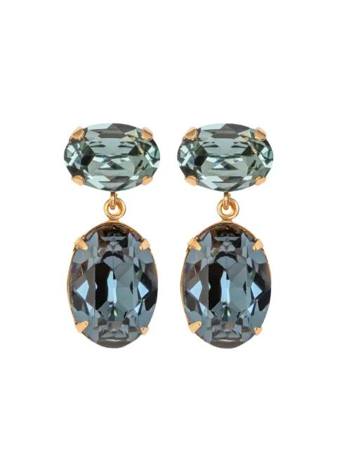 Lenora oval earrings by JENNIFER BEHR