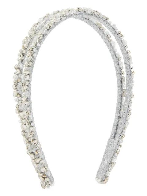 Leonora beaded embellished headband by JENNIFER BEHR
