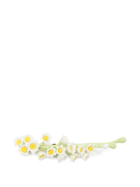 Lily floral-embellished hair clip by JENNIFER BEHR