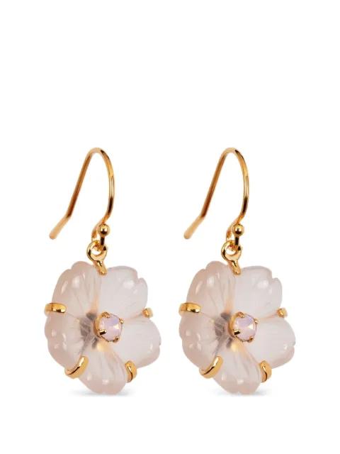 Lyanna floral drop earrings by JENNIFER BEHR