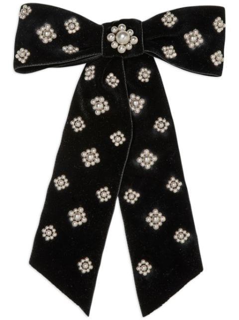 Margaret bow barrette by JENNIFER BEHR