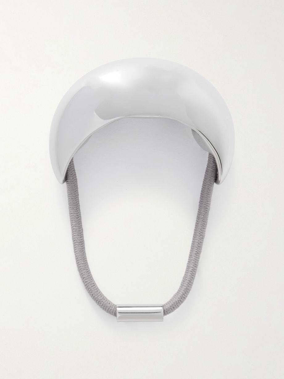 Mona silver-tone hair tie by JENNIFER BEHR