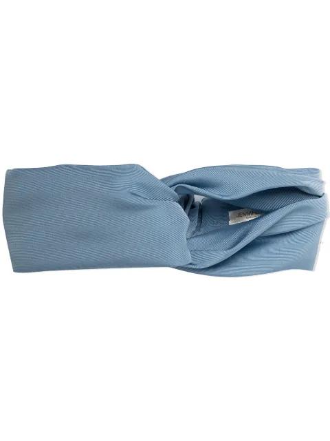 Novella silk faille headband by JENNIFER BEHR