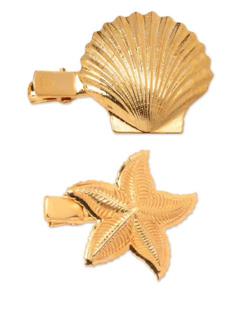 Oceane barrette (set of two) by JENNIFER BEHR