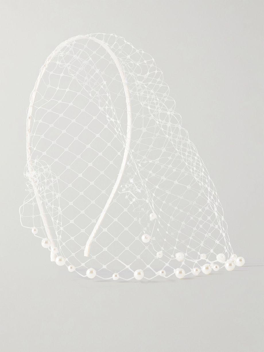 Perline voilette headpiece by JENNIFER BEHR