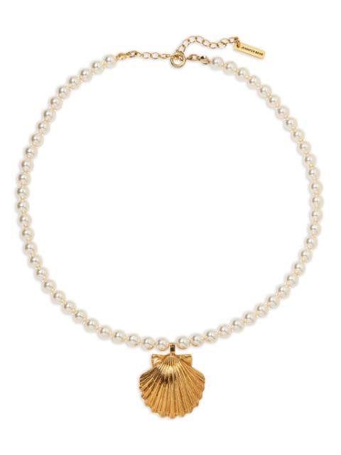 Siren shell-pendant necklace by JENNIFER BEHR