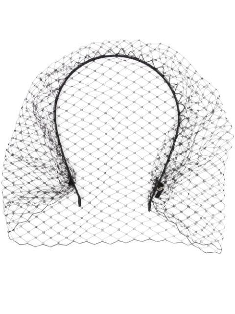 Voilette veil-detail headband by JENNIFER BEHR