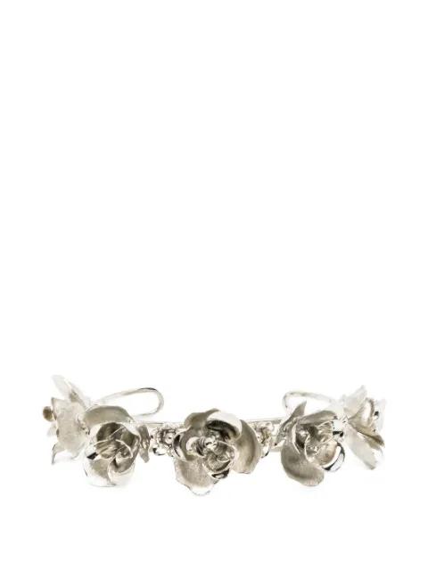 floral-embellished cuff bracelet by JENNIFER BEHR
