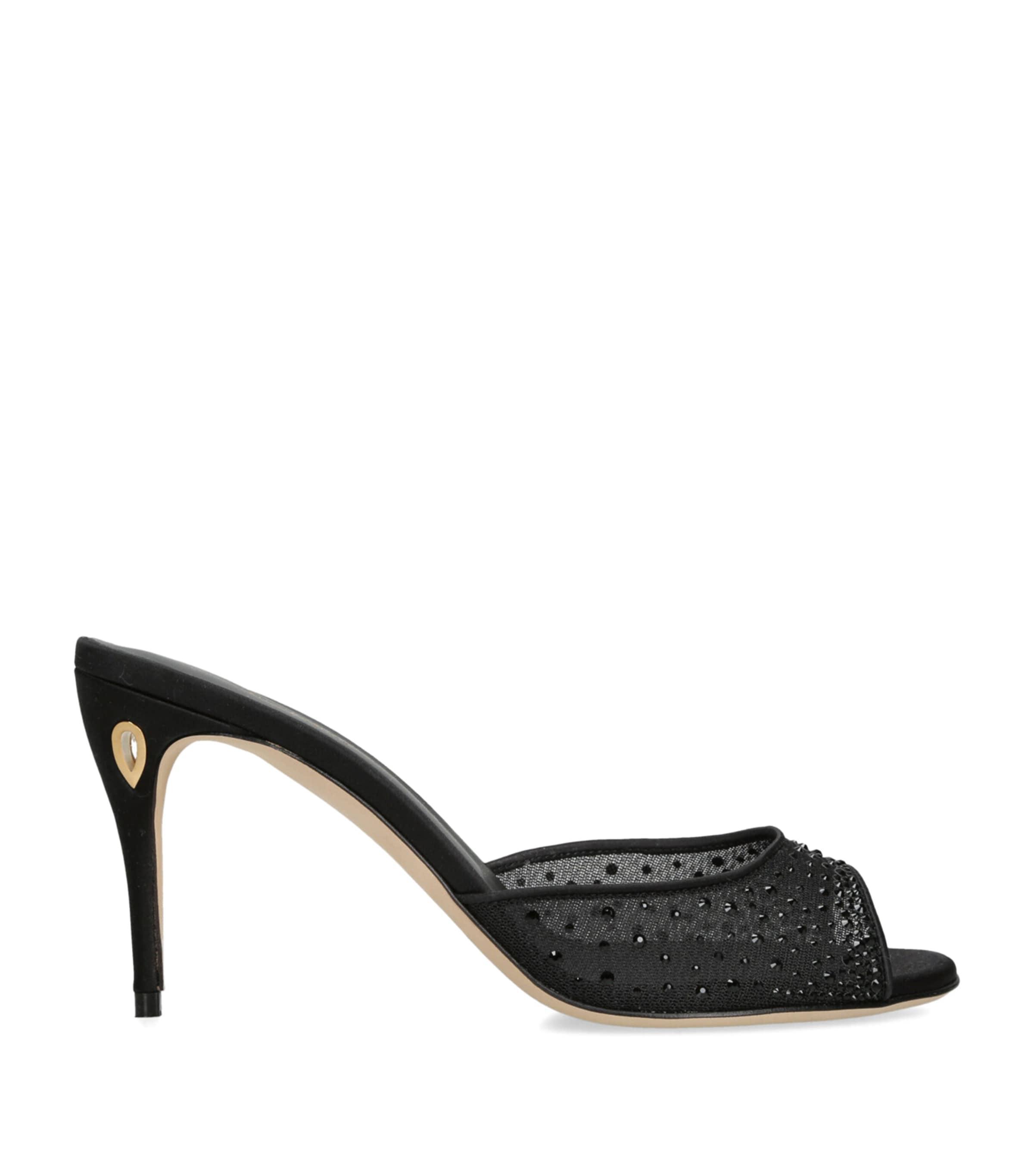 Jennifer Chamandi Embellished Guido Mules 85 by JENNIFER CHAMANDI