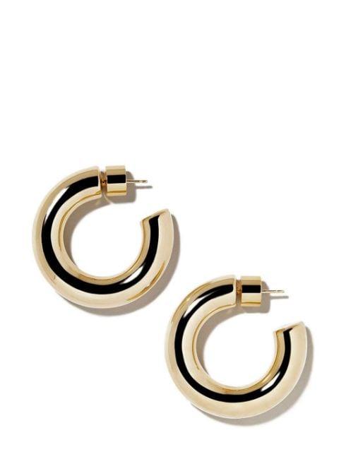 Jamma huggie hoop earrings by JENNIFER FISHER