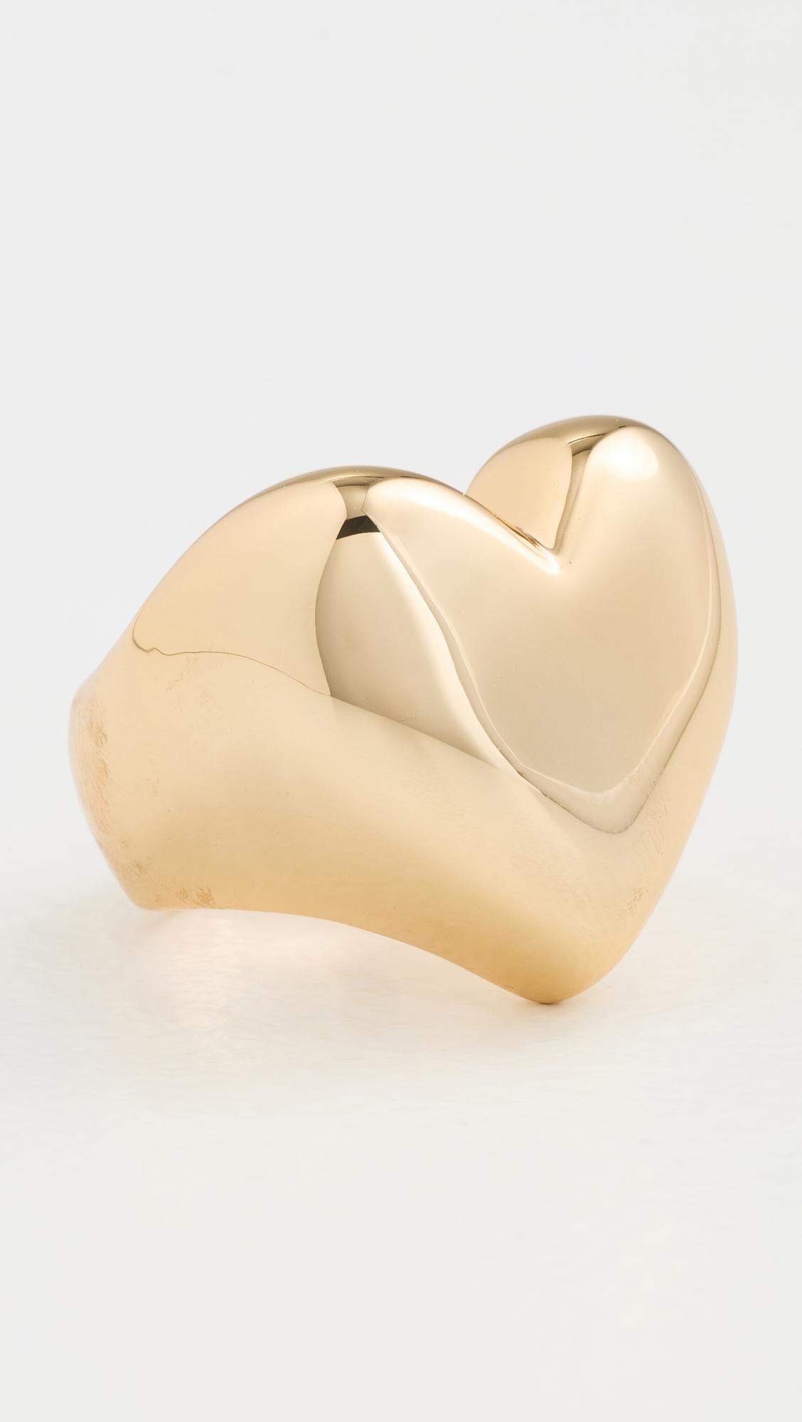 Puffy Heart Ring by JENNIFER FISHER