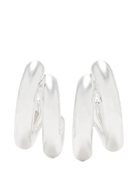 Florence twisted hoop earrings by JENNY BIRD