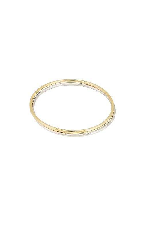 Jenny Bird Dane Upper Arm Cuff Set in Metallic Silver,Metallic Gold by JENNY BIRD