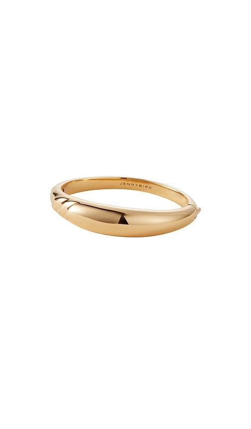 Jenny Bird Nelle Bangle in Metallic Gold by JENNY BIRD