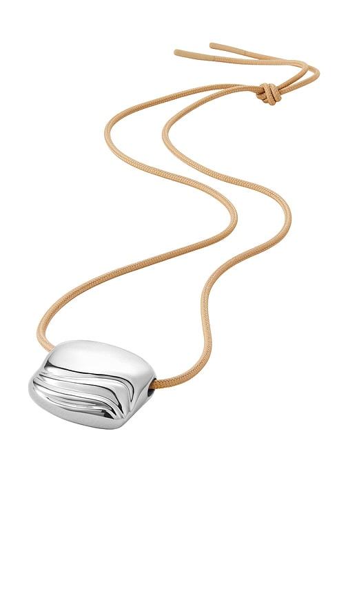 Jenny Bird Rue Rope Necklace in Metallic Silver by JENNY BIRD