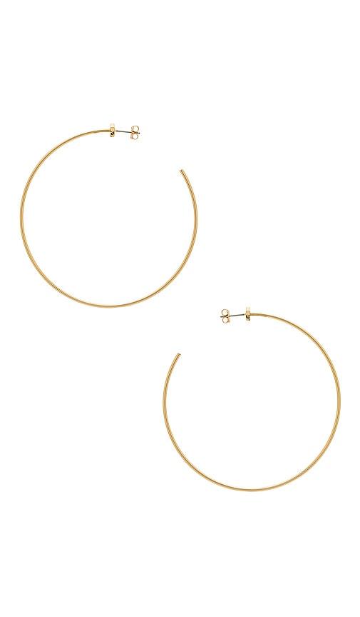Jenny Bird Starlet Hoops in Metallic Gold by JENNY BIRD