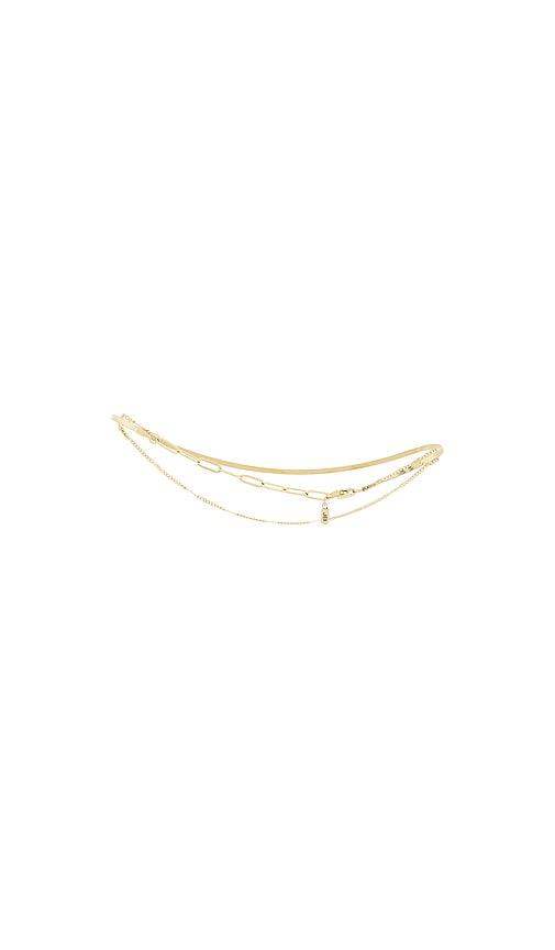 Jenny Bird Surfside Anklet in Metallic Gold by JENNY BIRD