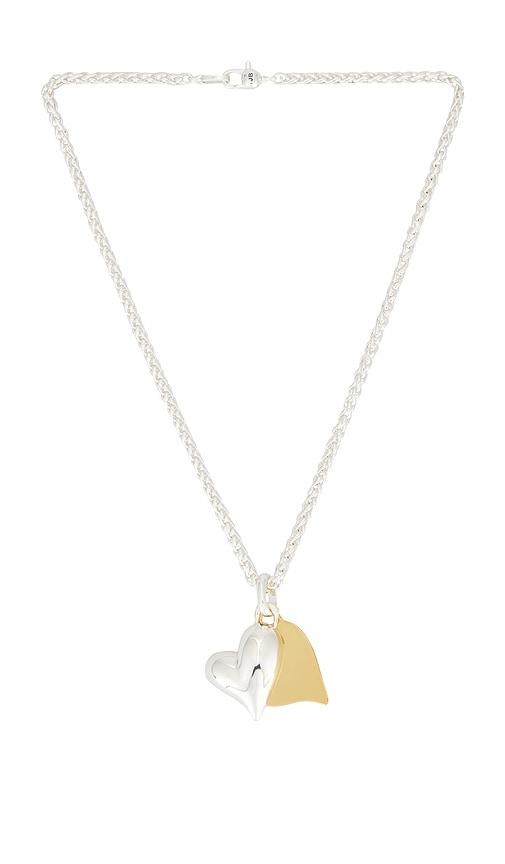 Jenny Bird Twin Heart Necklace in Multi by JENNY BIRD
